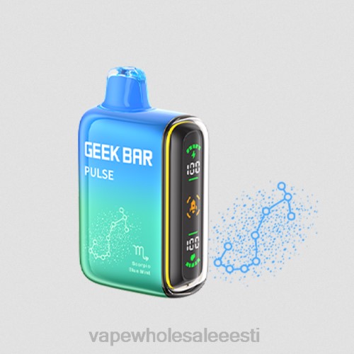 Vape Tallinn - sinine piparmünt 6F8Z73 GEEK BAR Pulse sodiaagiväljaanne 7500 pahvi/15000 pahvi