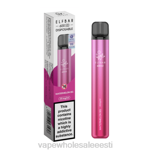 E Sigareti Vedelik - arbuus bg 6F8Z298 ELFBAR 600V2 20 mg