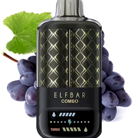 E Sigaretipood - Elf Bar Combo 25 000 viinamarja ja maarja jook T2TH87