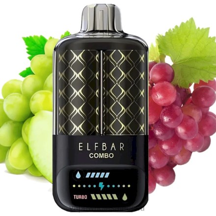 E Sigaretipood Tartu - Elf Bar Combo 25 000 roheline viinamari ja viinamari T2TH89