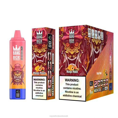 E Sigareti Vedelik - mango virsik 6F8Z128 Bang Box 20 000