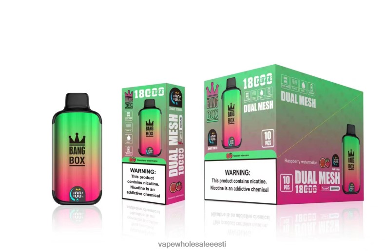 E Sigaretipood Tartu - Bang Box 18000 pahvi vaarikas arbuus V20DF97