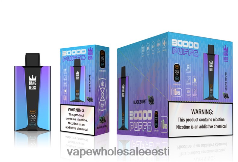 E Sigaretipood Tartu - Bang Box 30 000 pahviga nutiekraan must purse V20DF77