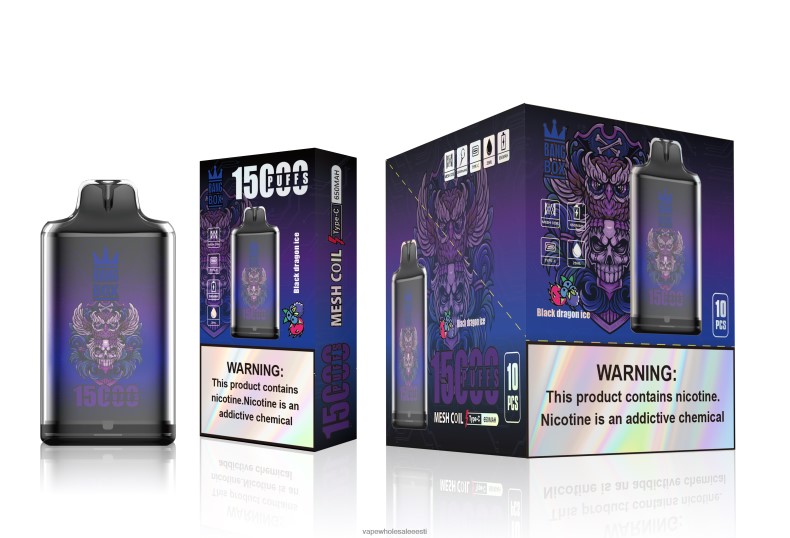 Vape Eesti - Bang Box s1-15000 pahvi must draakoni jää V20DF110