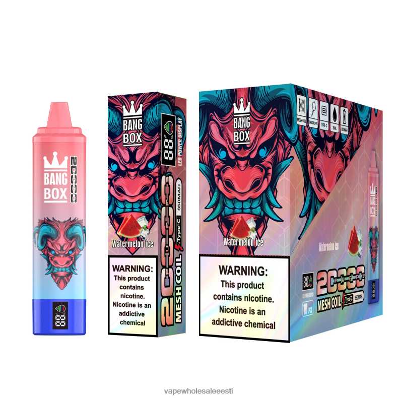 Vape Wholesale Eesti - Bang Box 20 000 arbuusi jää V20DF56