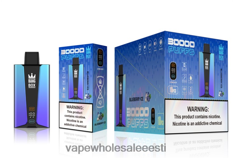 Vape Wholesale Eesti - Bang Box 30 000 pahviga nutiekraan mustikajää V20DF79