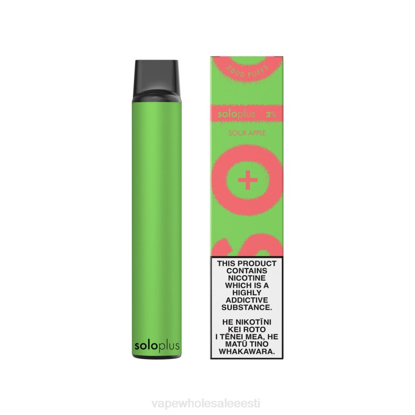 E Sigaret Ühekordne - Solo Plus ühekordne vape hapu õun VZ4RP630