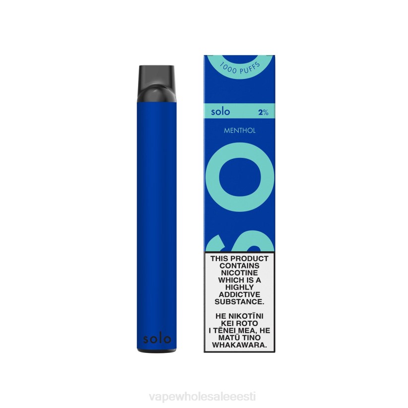 E Sigareti Vedelik - Solo ühekordne vape mentool VZ4RP68