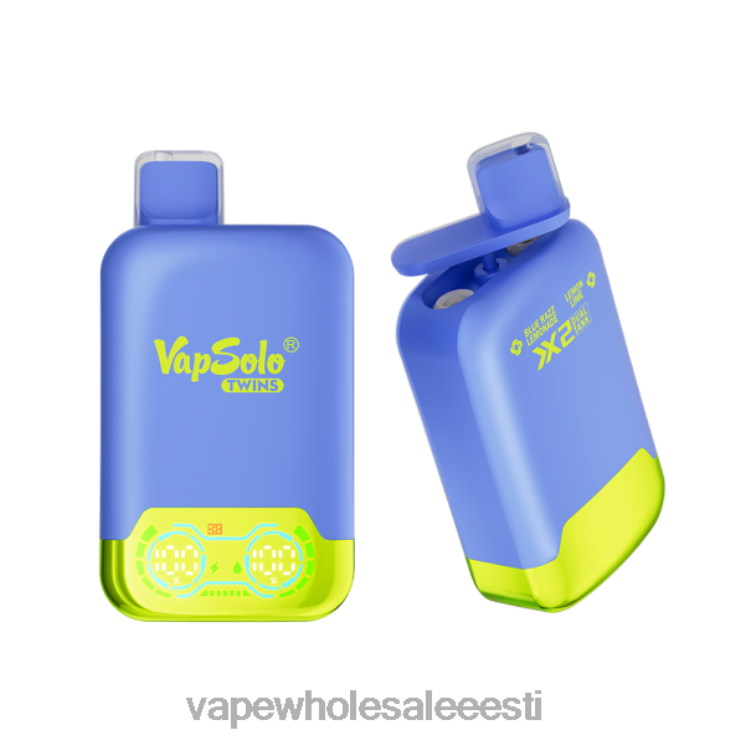 E Sigaret Ühekordne - Vapsolo TWINS ühekordne vape sinine razz limonaad ja sidruni laim L4468120