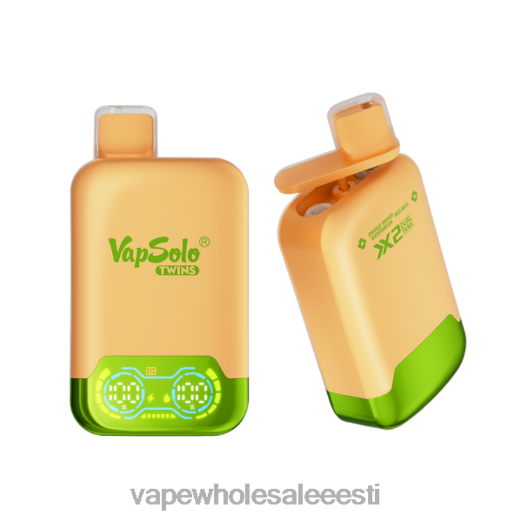 Nikotiinivaba Vape - Vapsolo TWINS ühekordne vape oranž mango arbuus & red bull L4468124