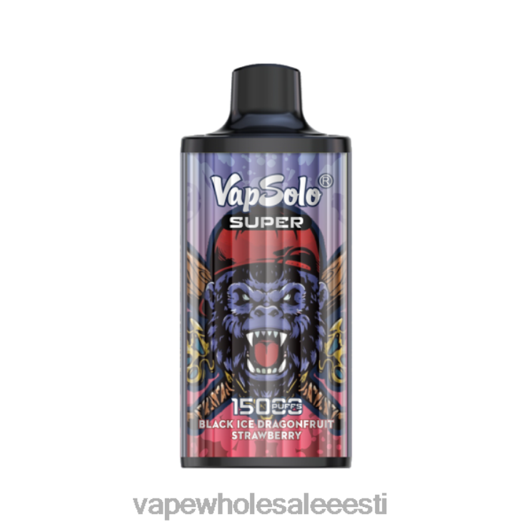 E Sigaretipood - Vapsolo SUPER ühekordne vape must jää drangofruit maasikas L4468107