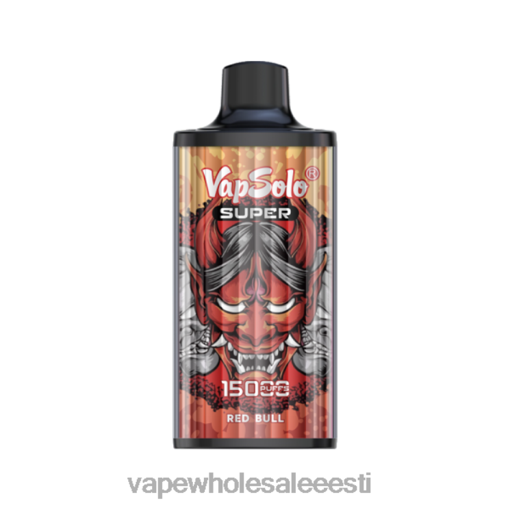 Nikotiinivaba Vape - Vapsolo SUPER ühekordne vape punane pull L4468114