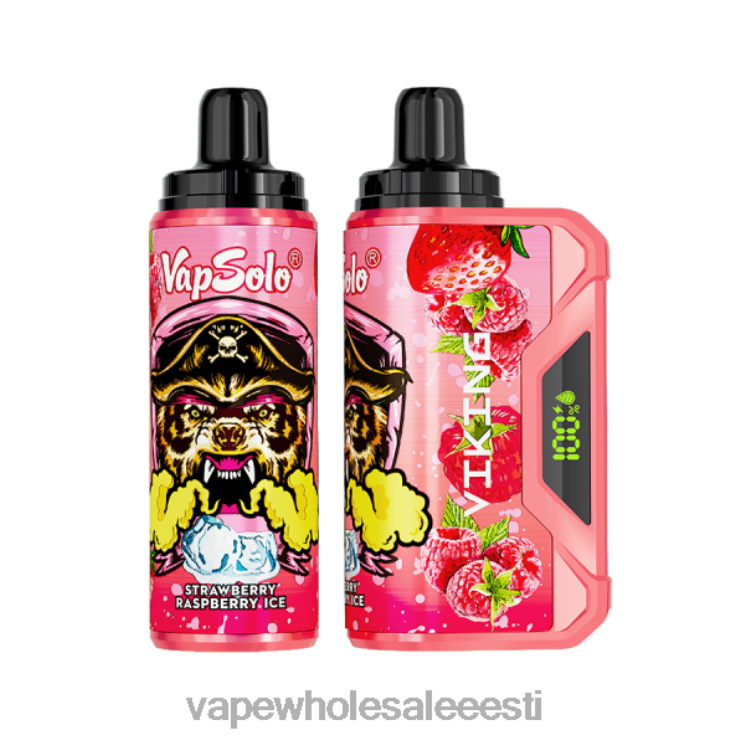 E Sigaretipood Tartu - Vapsolo VIKING ühekordne vape maasika vaarikajää L4468139