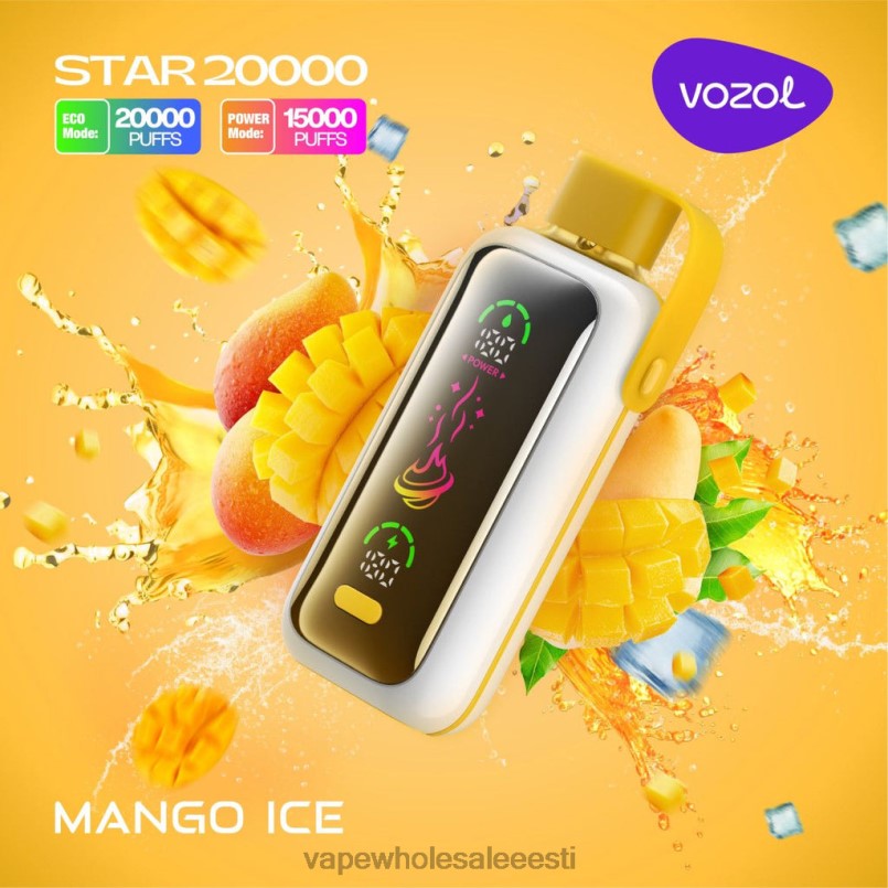 Vape Tallinn - VOZOL STAR 20 000 BTPTX13 mango jää