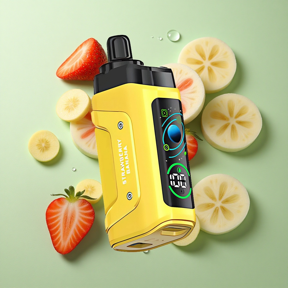 Razz Bar 45000 Puffs Maasikas-Banaan 1.0 Ohm Mesh Coil Type-C Laaditav