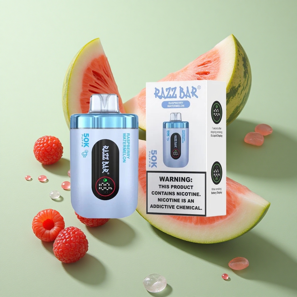 Razz Bar 50K Puffs Mesh Poolakk Vaarikas-Arbuus