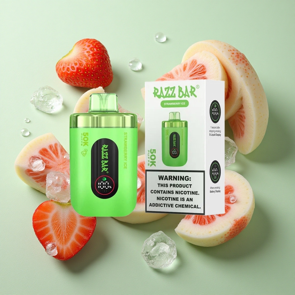 Razz Bar 50K Puffs Taastlaetav Maasik-Jää