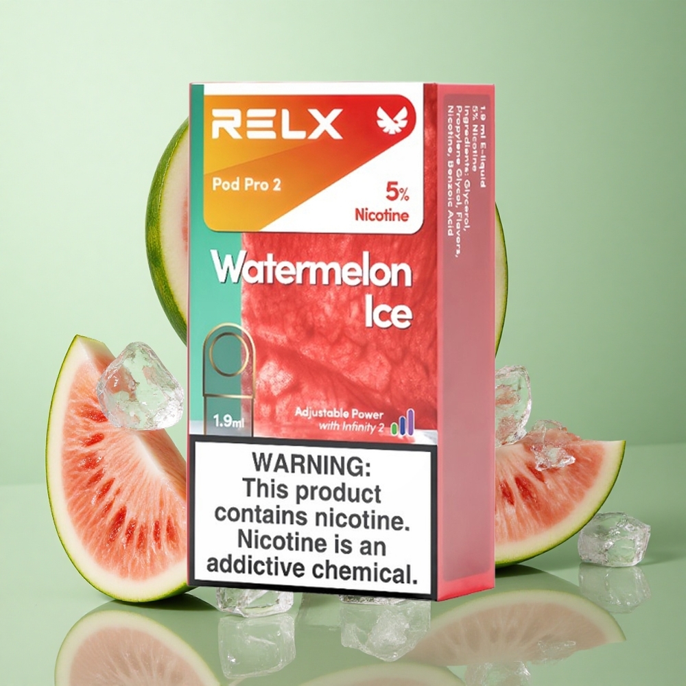 RELX Pod Pro 2 600 Puffs Arbuusi jää 5% nikotiini 1.9ml