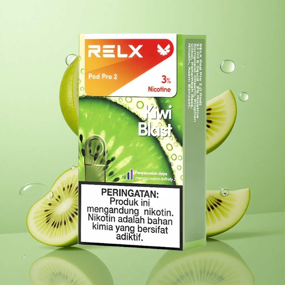 RELX Pod Pro 2 600 Puffs Kiivi Plahvatus 3% nikotiini
